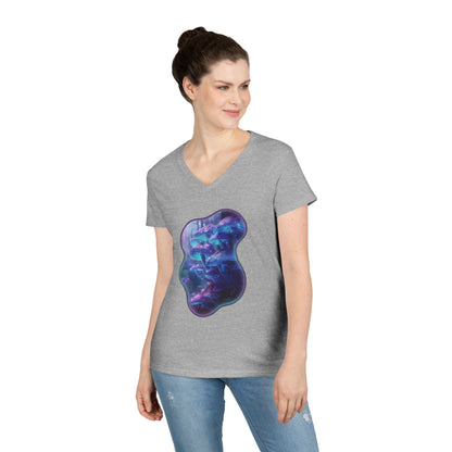 Be The Light of The World Women's V-Neck Tee