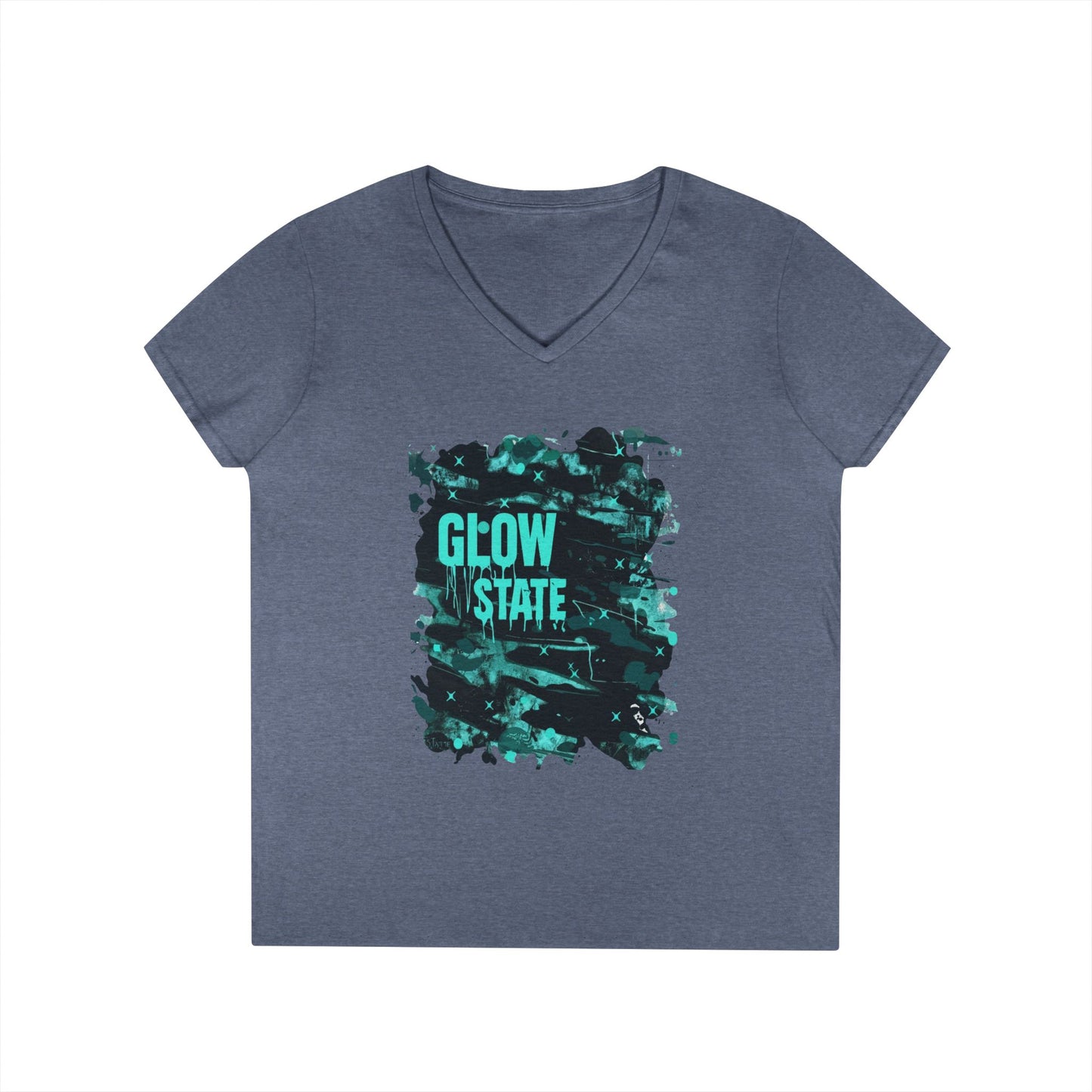 Glow State Women's V-Neck Tee