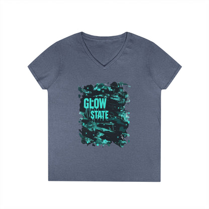 Glow State Women's V-Neck Tee