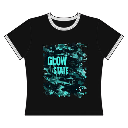 Glow State Women's Ringer Tee