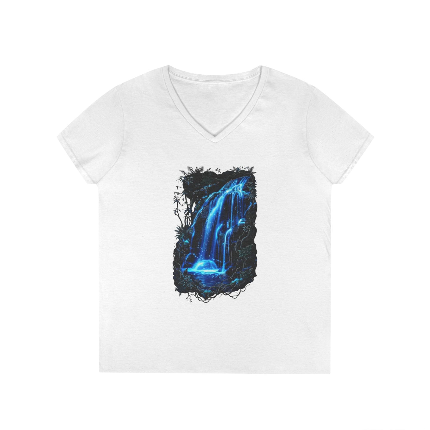 Fluid of Light Women's V-Neck Tee