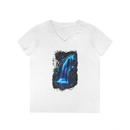 Fluid of Light Women's V-Neck Tee