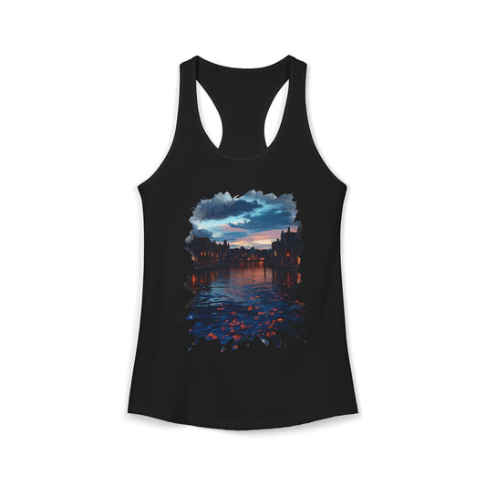 The Glowing Path Women's Ideal Racerback Tank