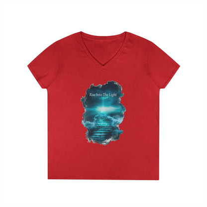 Rise Into The Light Women's V-Neck Tee