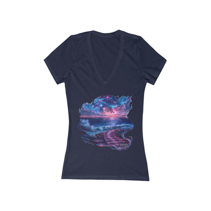 American1776-2026 Women's Deep V-neck Tee