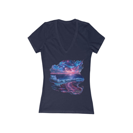 American1776-2026 Women's Deep V-neck Tee