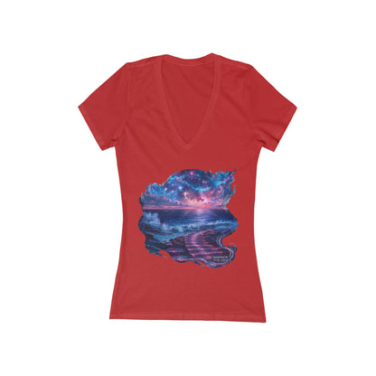 American1776-2026 Women's Deep V-neck Tee