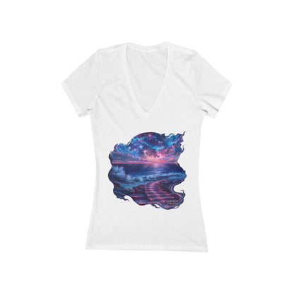 American1776-2026 Women's Deep V-neck Tee