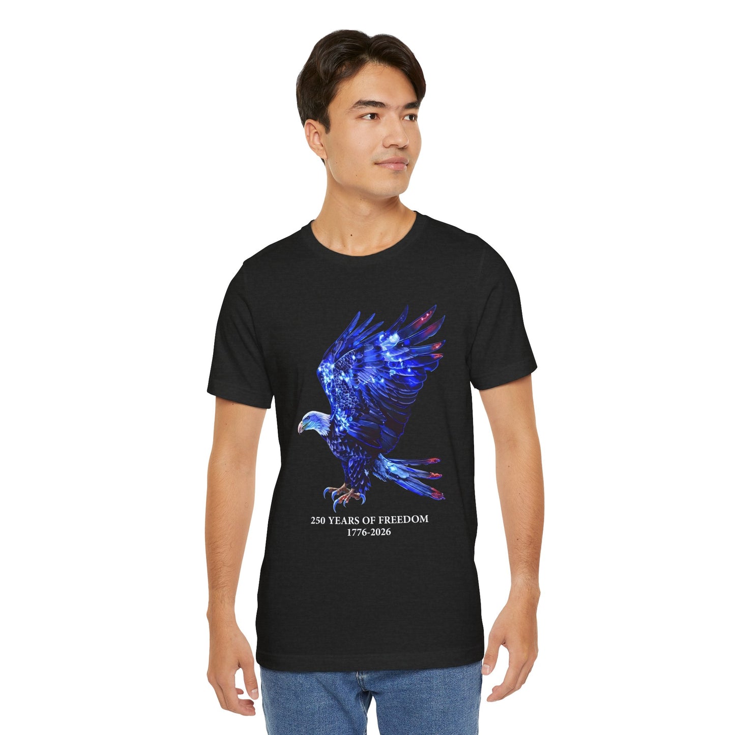250 Years of Freedom 1776-2026 Independence Day USA Unisex Tee