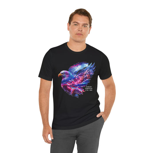 Forged Through 1776-2026 Independence Day USA  Unisex Tee