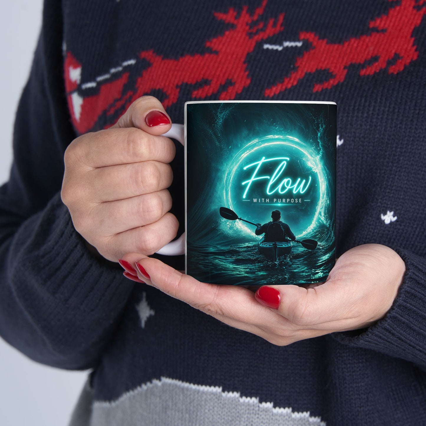 Flow Your Purpose Ceramic Mug (11oz/15oz)