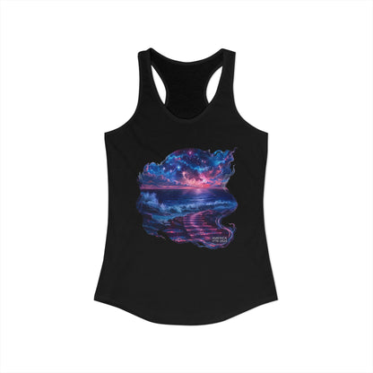 250 Years of Freedom 1776-2026 Independence Day USA Women's Ideal Racerback Tank