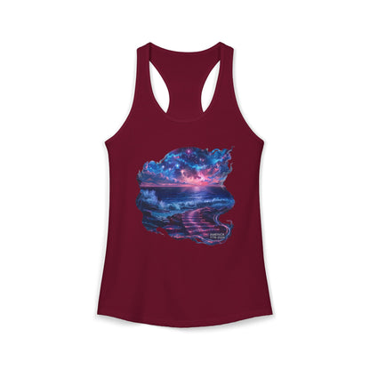 250 Years of Freedom 1776-2026 Independence Day USA Women's Ideal Racerback Tank