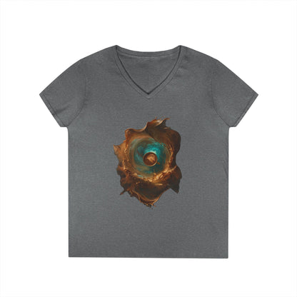 Rise And Glow Women's V-Neck Tee