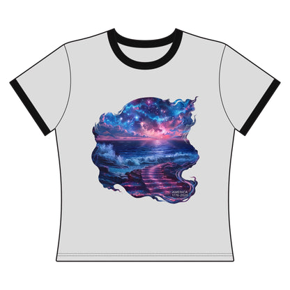 America 1776-2026 Independence Day Women's Ringer Tee
