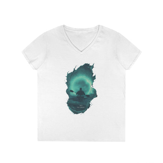 Into The Current Women's V-Neck Tee