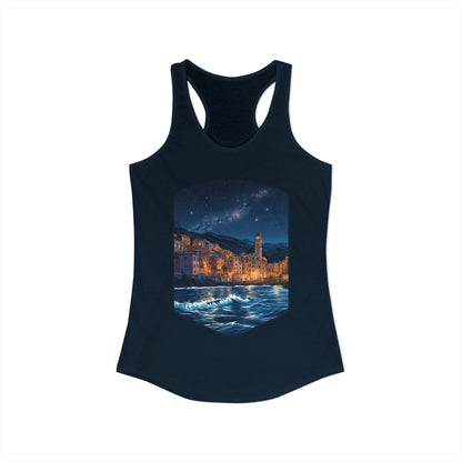 The Lightening City At The Coast Women's Ideal Racerback Tank