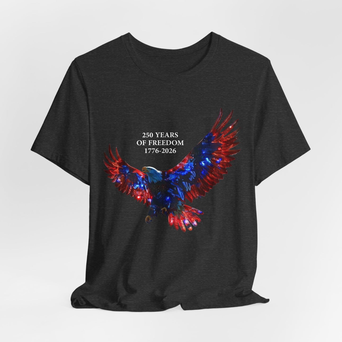 250 Years of Freedom 1776-2026 Independence Day USA Unisex Tee