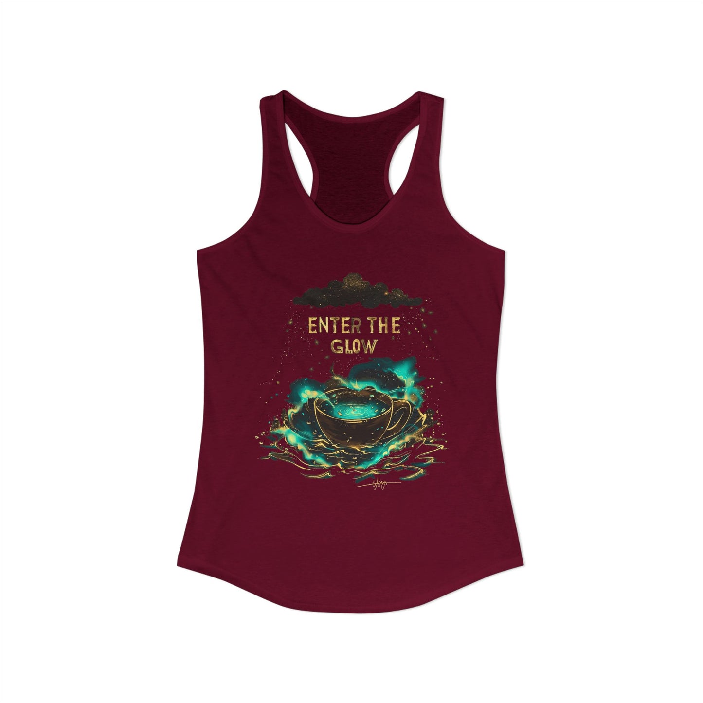 Enter The Glow Women's Ideal Racerback Tank