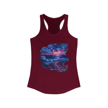 250 Years of Freedom 1776-2026 Independence Day USA Women's Ideal Racerback Tank