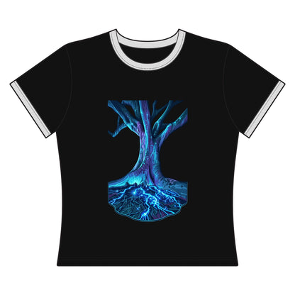 Light In The Tree Women's Ringer Tee