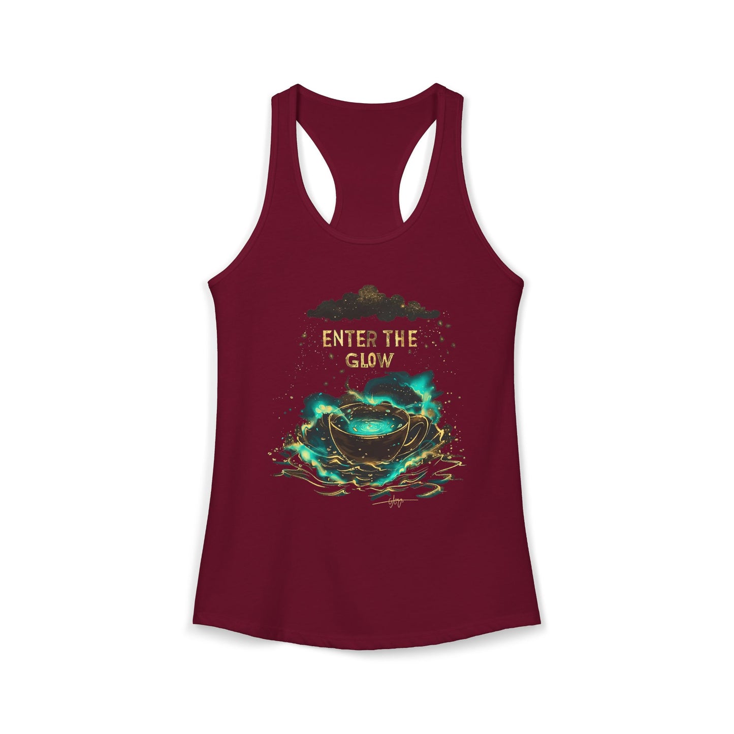 Enter The Glow Women's Ideal Racerback Tank