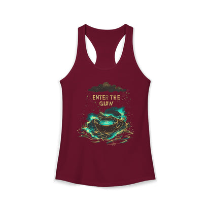 Enter The Glow Women's Ideal Racerback Tank