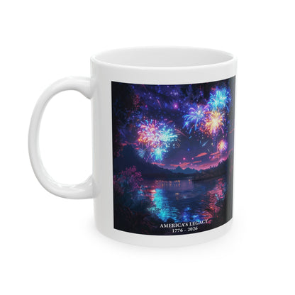 America's Legacy 1776-2026 Independence Day USA Ceramic Mug (11oz/15oz)