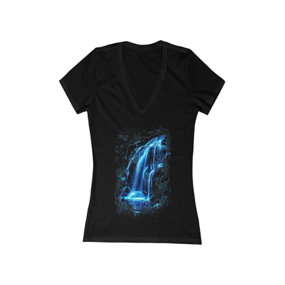 Fluid of Light Women's Deep V-neck Tee