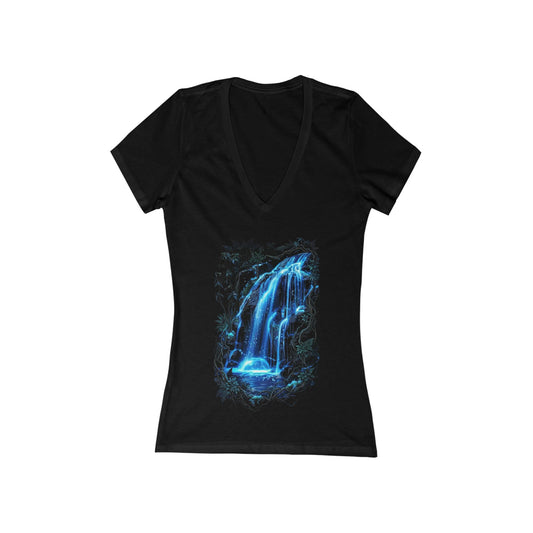 Fluid of Light Women's Deep V-neck Tee