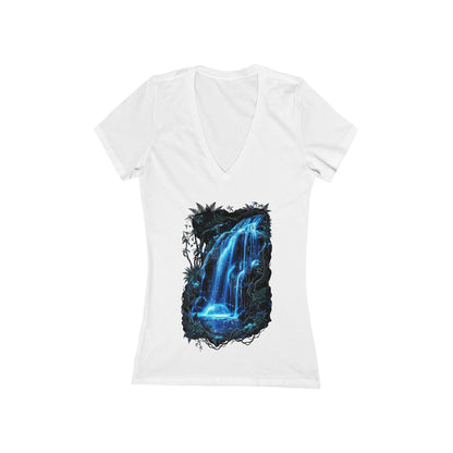 Fluid of Light Women's Deep V-neck Tee