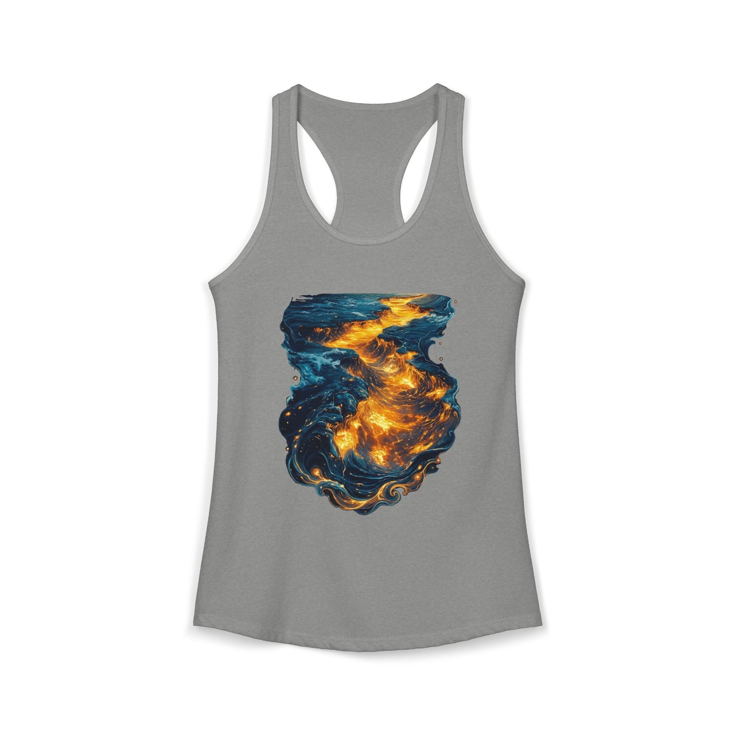 Lava Makes It Path Women's Ideal Racerback Tank