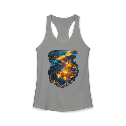 Lava Makes It Path Women's Ideal Racerback Tank