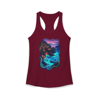 Light In The Sea Women's Ideal Racerback Tank