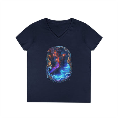 A Glowing Shore Women's V-Neck Tee