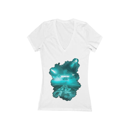 Dream In Light Women's Deep V-neck Tee