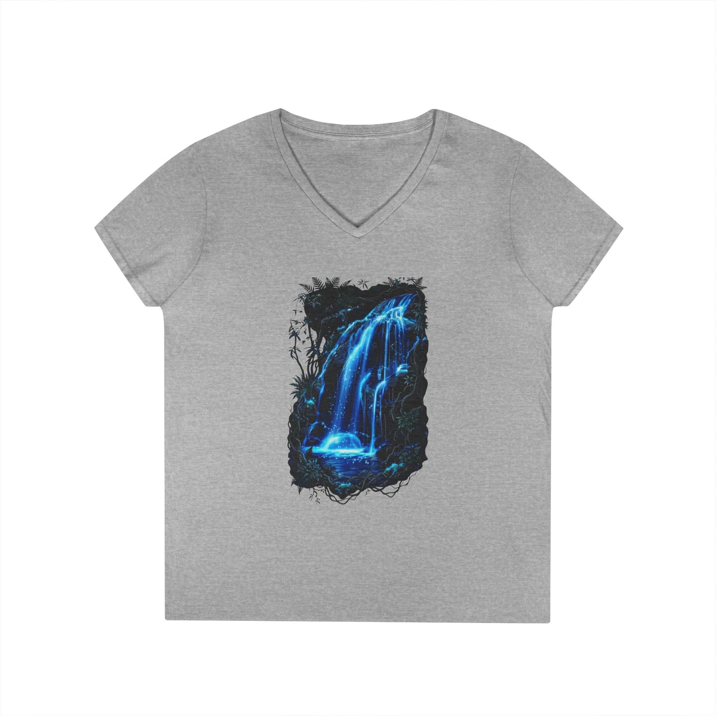 Fluid of Light Women's V-Neck Tee