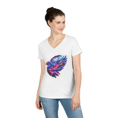 Forged Through 1776-2026 Independence Day USA Women's V-Neck Tee