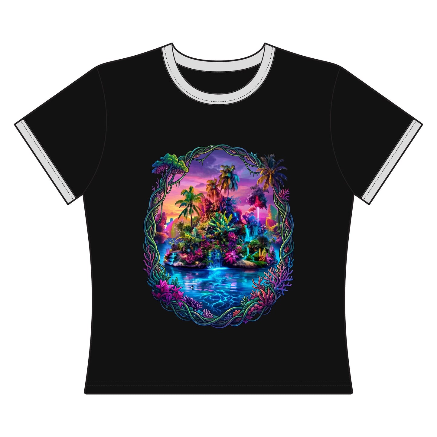 The Lightening Lake Women's Ringer Tee