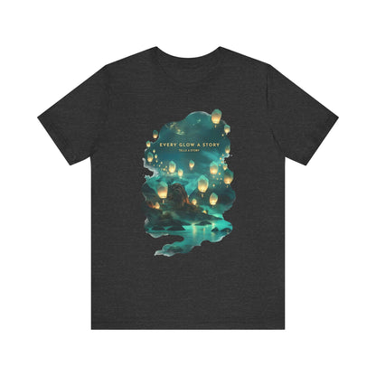 Every Glow a Story Tells a Story Unisex Tee