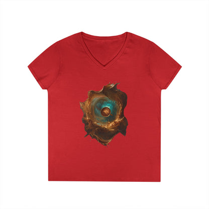 Rise And Glow Women's V-Neck Tee