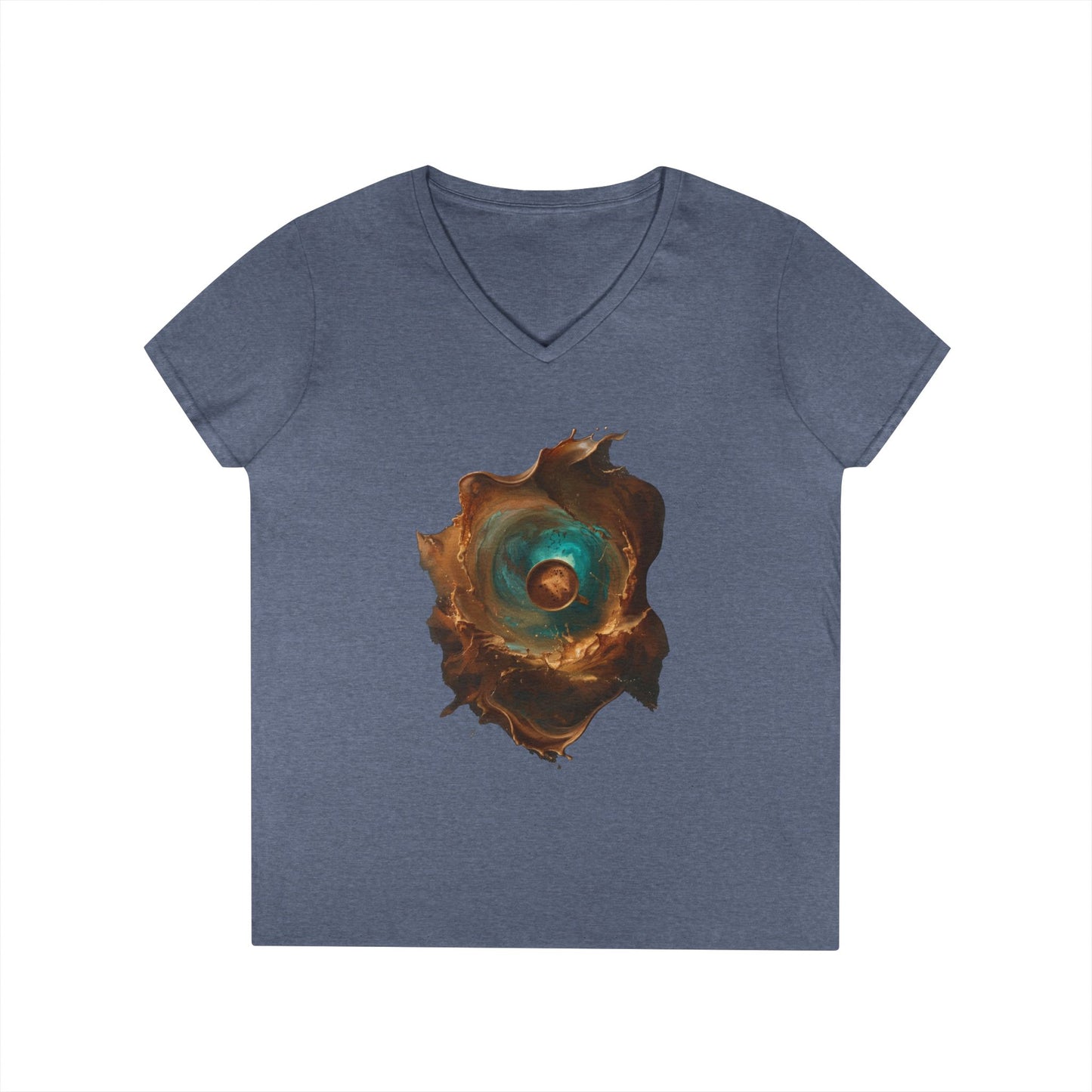 Rise And Glow Women's V-Neck Tee
