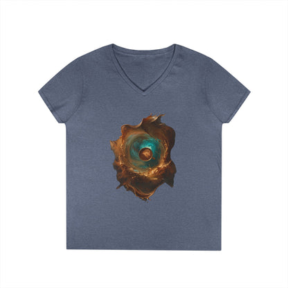 Rise And Glow Women's V-Neck Tee