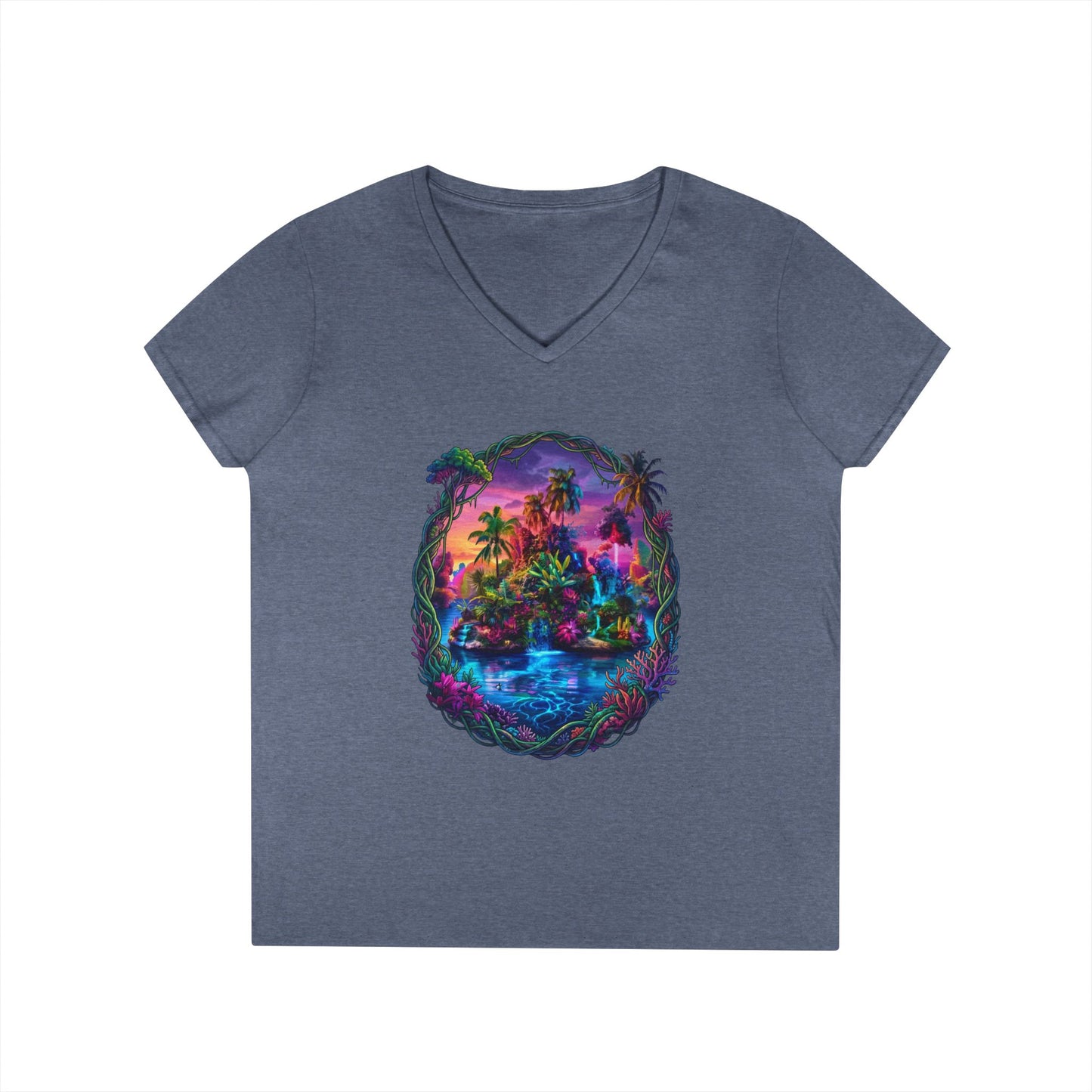 The Lightening Lake Women's V-Neck Tee