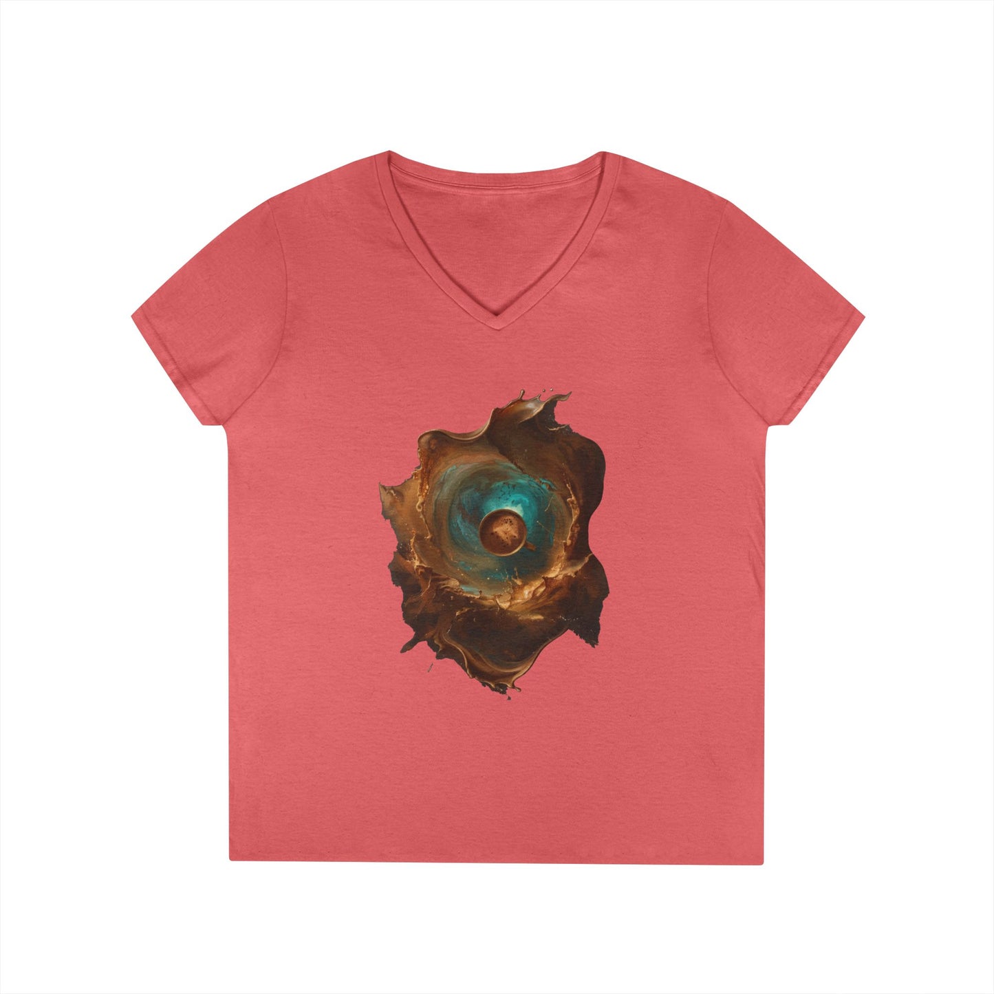 Rise And Glow Women's V-Neck Tee