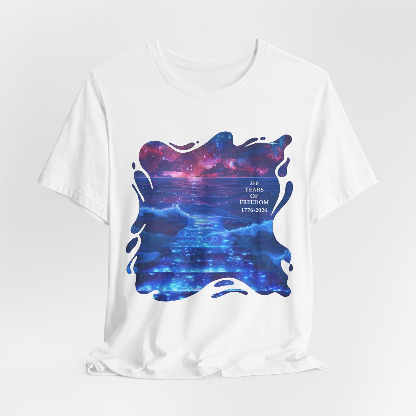 250 Years of Freedom 1776-2026 Independence Day USA Unisex Tee